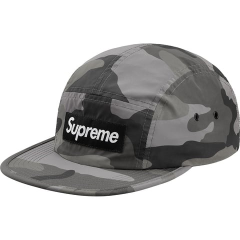 Supreme Reflective Camo Camp Cap - Snow Camo