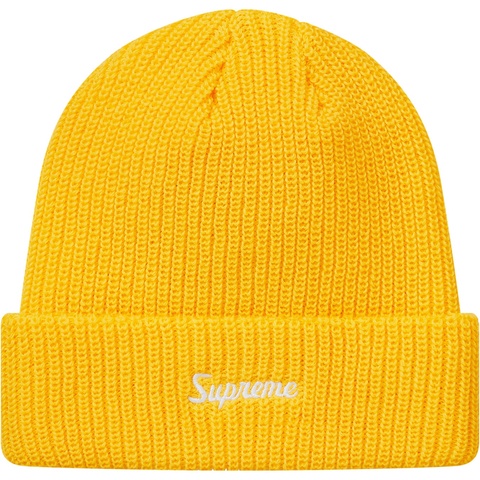 Supreme Loose Gauge Beanie - Yellow