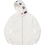Supreme Bone Zip Up Sweatshirt (FW18) - White
