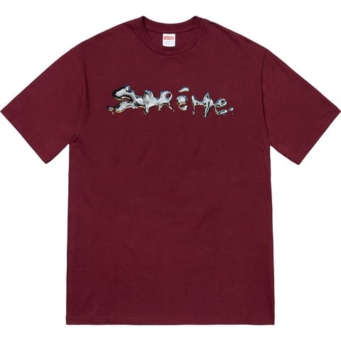 Supreme Liquid Tee - Burgundy