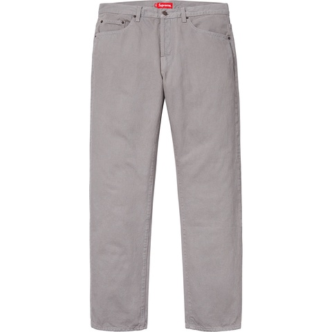 Supreme Washed Regular Jean - Grey