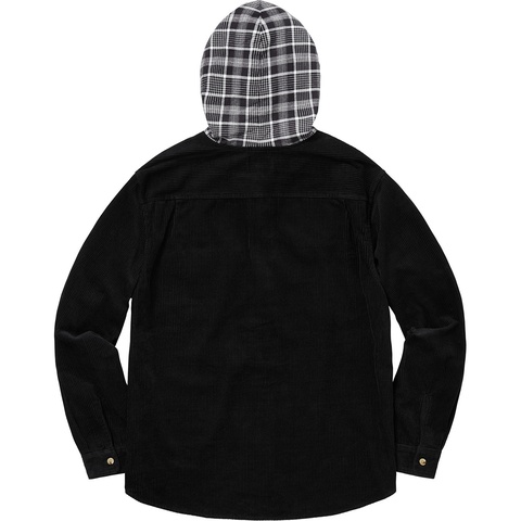 Hooded Color Blocked Corduroy Shirt - Supreme