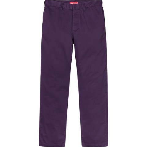 パンツ Supreme Work Pant Burgundy 30inch Work Pant - fall/winter 2018 - Supreme