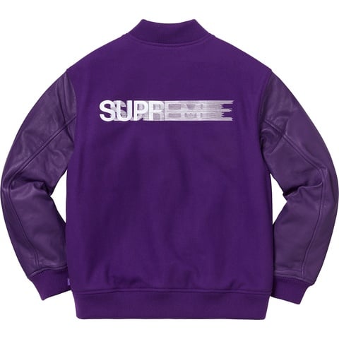 ジャケット・アウター Supreme Motion Logo Varsity Jacket 18fw Motion Logo Varsity Jacket - fall/winter 2018 - Supreme