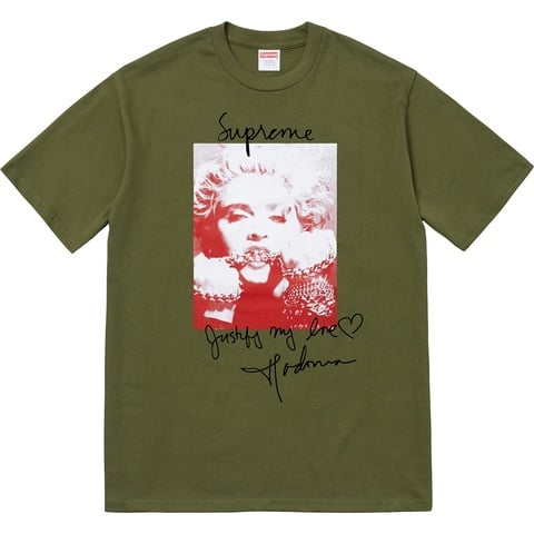 Supreme Madonna Tee - Olive