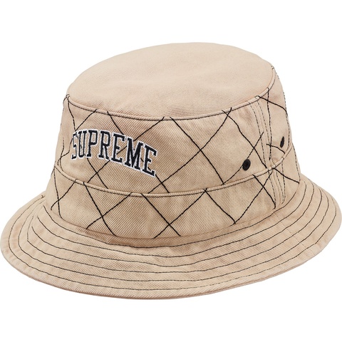 Supreme Diamond Stitch Crusher - Beige