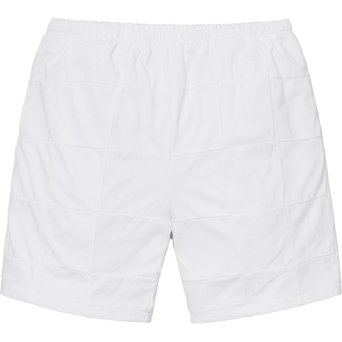 Supreme Patchwork Pique Short - White