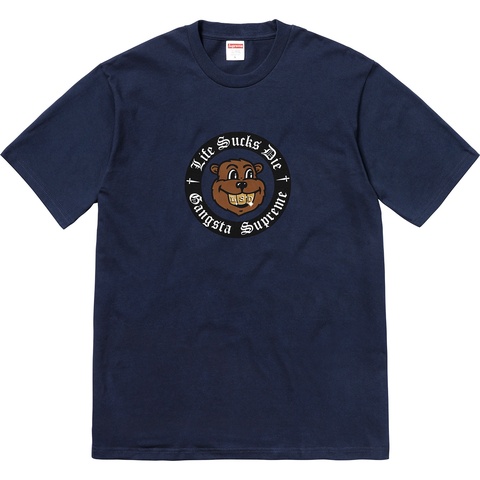 Supreme Life Sucks Die Tee - Navy