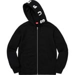 Supreme Bone Zip Up Sweatshirt (FW18) - Black