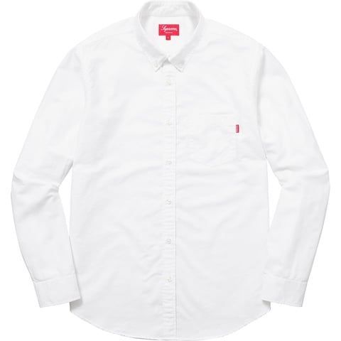 Supreme Oxford Shirt - White