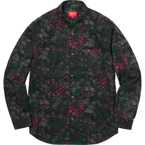 Supreme Acid Floral Shirt - Black