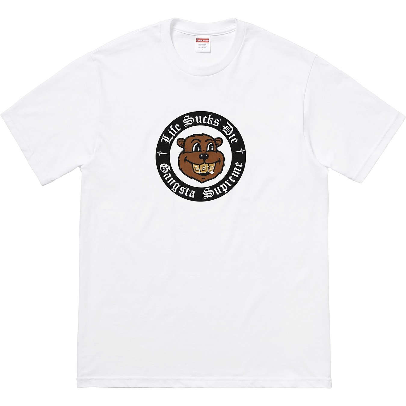 Supreme Life Sucks Die Tee (FW18) - White - $36