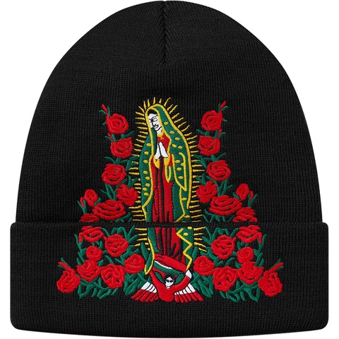 Supreme Guadalupe Beanie - Black