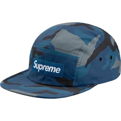 Supreme Reflective Camo Camp Cap - Blue Camo