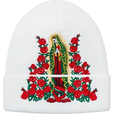 Supreme Guadalupe Beanie - White