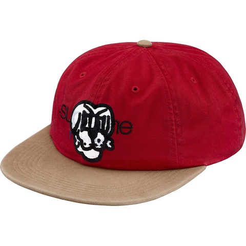 Supreme Bone Classic Logo 6-Panel - Red