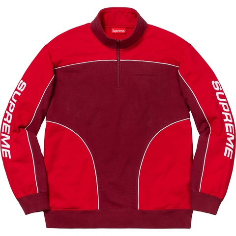 Supreme Speedway Half Zip Sweatshirt - Cardinal