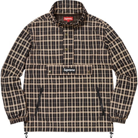 ド*ツ様 Supreme 18AW Nylon Plaid Pullover M Nylon Plaid Pullover - fall/winter 2018 - Supreme