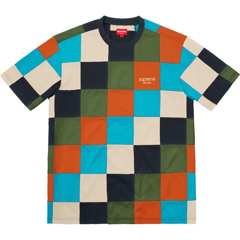 Supreme Patchwork Pique Tee - Navy