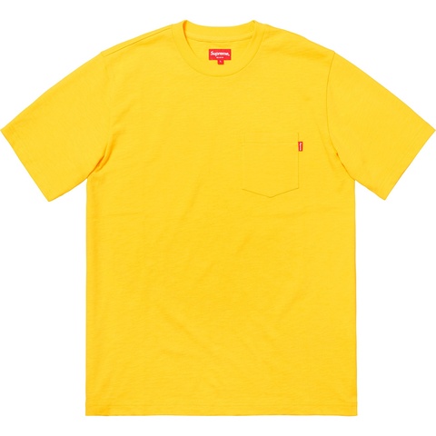 Supreme S/S Pocket Tee - Yellow