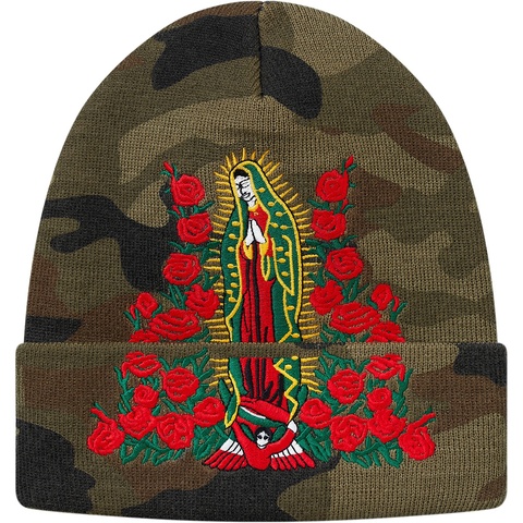 Supreme Guadalupe Beanie - Woodland Camo