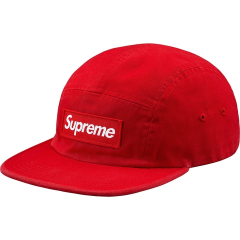 Washed Chino Twill Camp Cap - fall/winter 2018 - Supreme