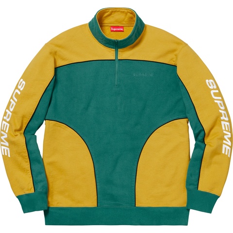 Supreme Speedway Half Zip Sweatshirt - Dark Teal