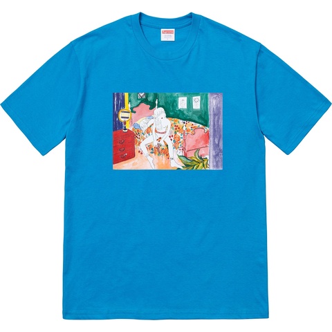 Supreme Bedroom Tee - Bright Blue