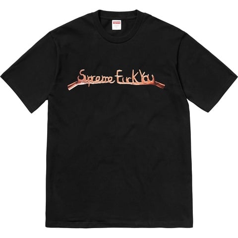 Supreme Fuck You Tee - Black
