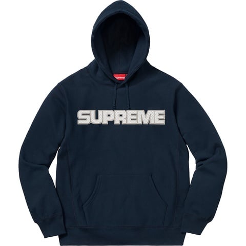 Perforated Leather Hooded Sweatshirt - Supreme