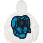 Supreme Bone Zip Up Sweatshirt (FW18) - White