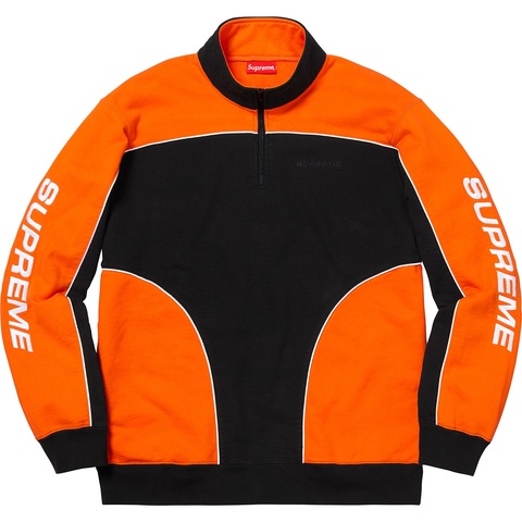 Supreme Speedway Half Zip Sweatshirt - Black