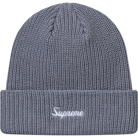 Supreme Loose Gauge Beanie - Slate Blue