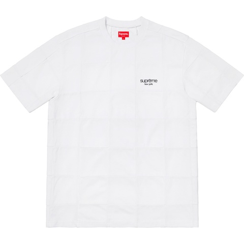 Supreme Patchwork Pique Tee - White