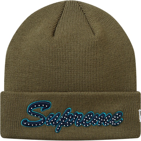 Supreme New Era® Script Beanie - Olive