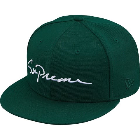 Supreme Classic Script New Era® - Dark Green