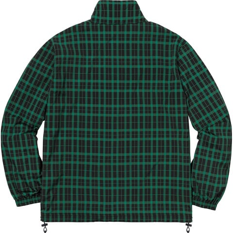 ナイロンジャケット supreme nylon plaid pullover Supreme Nylon Plaid Pullover Green Men's - FW18 - US
