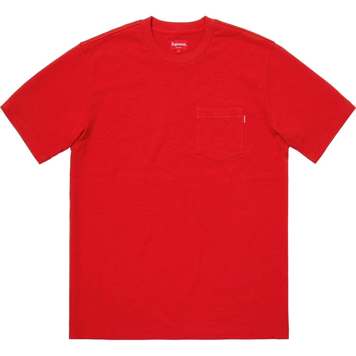 Supreme S S Pocket Tee (FW18) - Red - $62