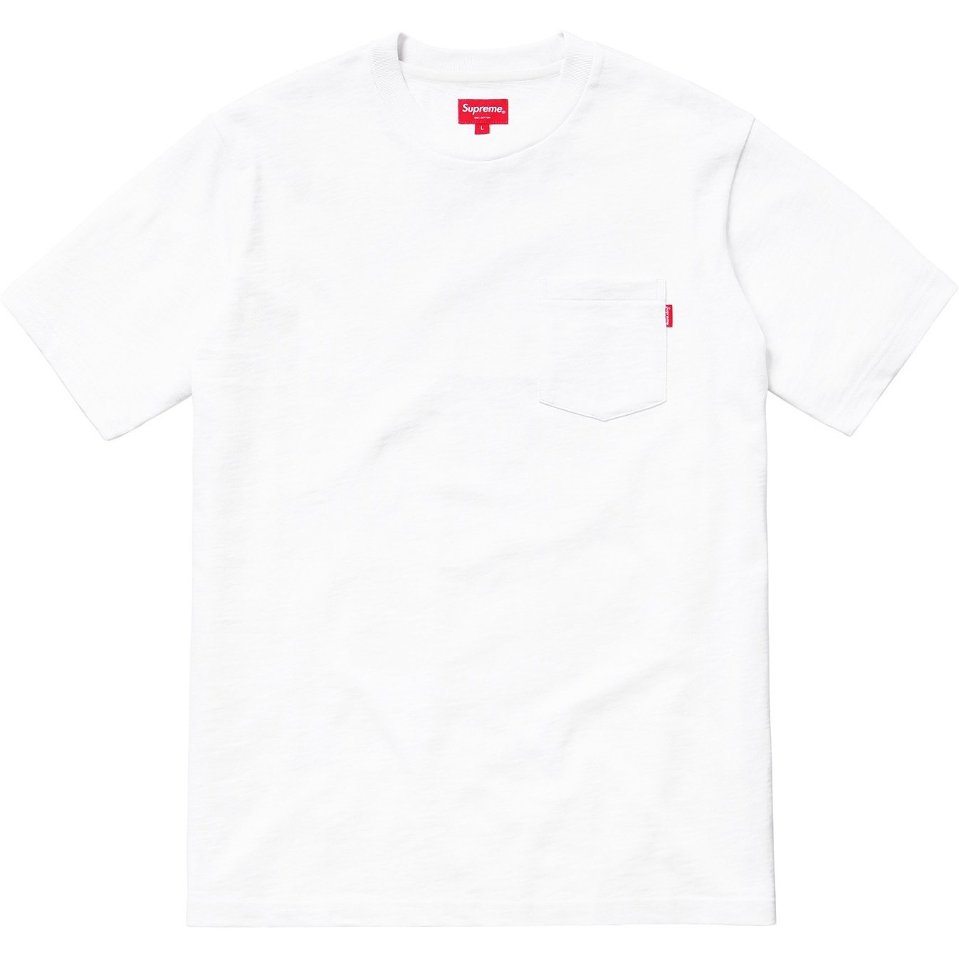 Supreme S S Pocket Tee (FW18) - White - $62