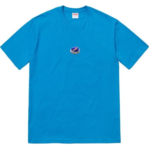 Supreme Bottle Cap Tee - Bright Blue