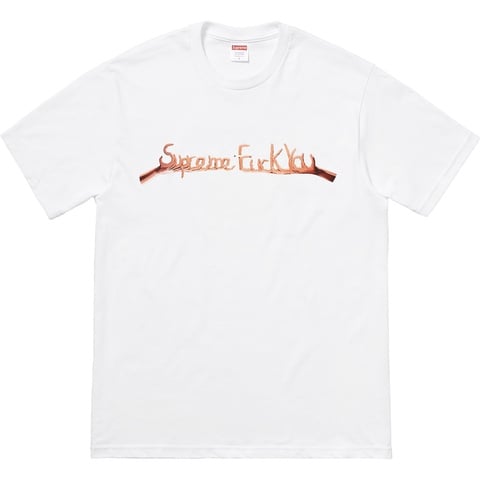Supreme Fuck You Tee - White