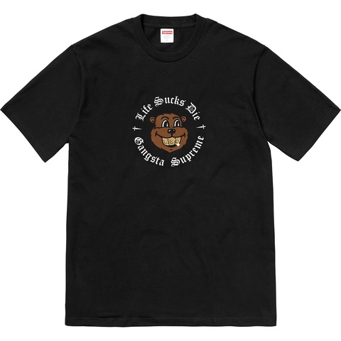 Supreme Life Sucks Die Tee - Black