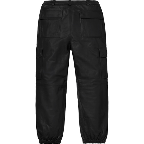 Supreme Leather Cargo Pant - Black