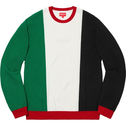 Supreme Pique Crewneck - White