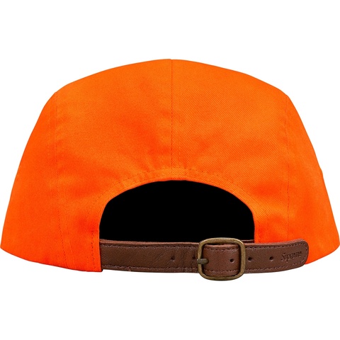 Supreme Washed Chino Twill Camp Cap - Neon Orange