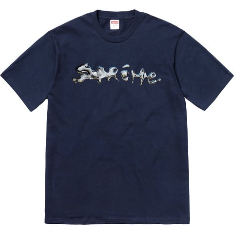 Supreme Liquid Tee - Navy