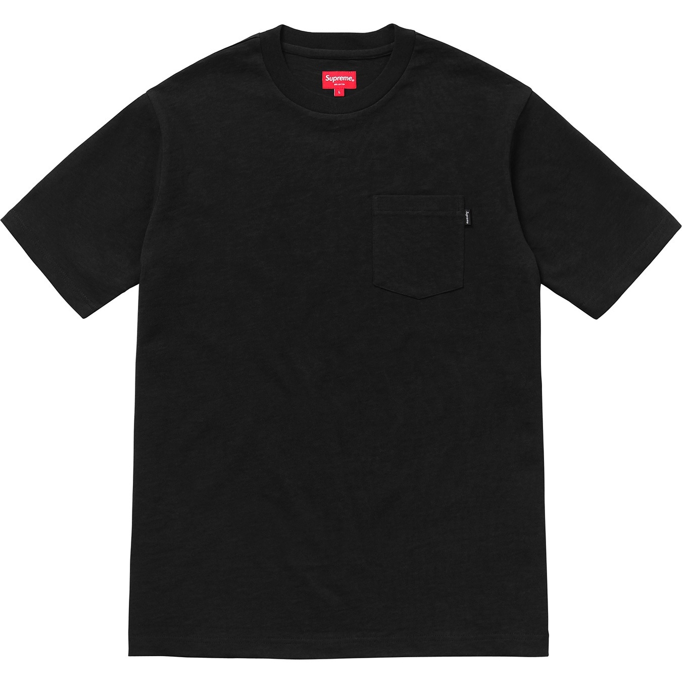 Supreme S S Pocket Tee (FW18) - Black - $62