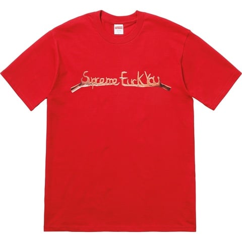 Supreme Fuck You Tee - Red