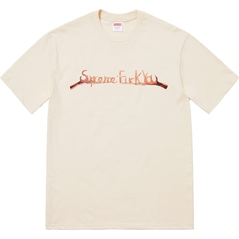 Supreme Fuck You Tee - Natural