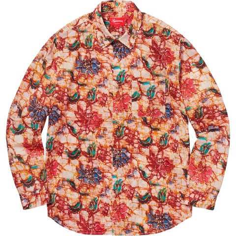 Supreme Acid Floral Shirt - Off-White